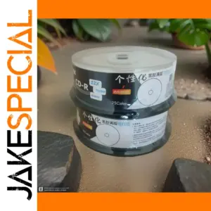 Black 700MB CD-R Discs, 52X Speed, 50-Pack