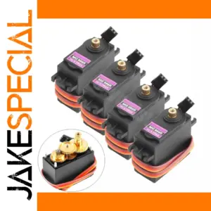 Set of 4 MG996 Digital RC Servos with Metal Gears