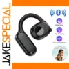 Black Bluetooth Earbud with Bone Conduction Technology