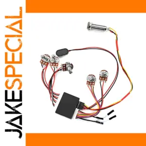 Bass Pickup Wiring Harness with 3-Band EQ