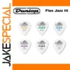 Dunlop Tortex Flex Jazz III Guitar Picks Collection