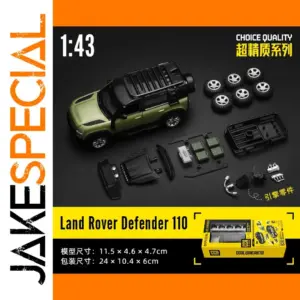 Land Rover Defender Model 1:43 Scale in Green