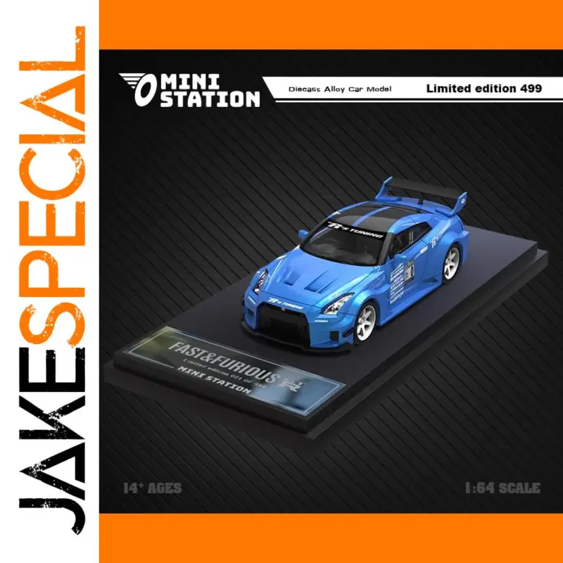 Discover the Limited Edition Blue GTR R35 Die-Cast Model: A Collector's Dream 1 eedc09ac36b74cb495d23dfd product image