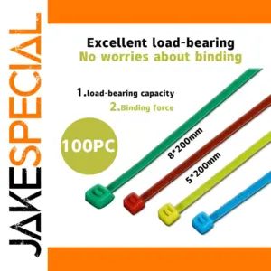 Reusable Nylon Cable Tie Set for Organization