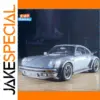 1/24 Porsche 911 Model Car in Metallic Silver