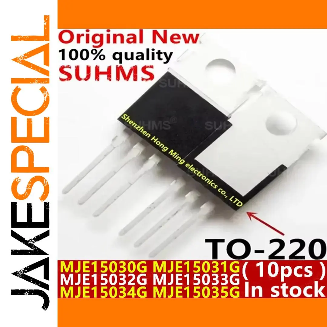 Power Transistor Set MJE15030G to MJE15035G in TO-220 1 Power Transistor Set MJE15030G to MJE15035G in TO-220
