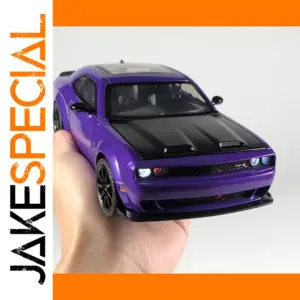 Purple Dodge Challenger Hellcat Diecast Model 1:24 Scale