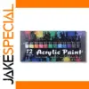 Vibrant 12-Color Fabric Acrylic Paint Set