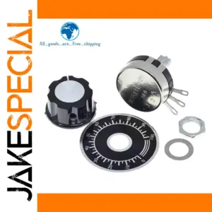 Precision Rotary Potentiometer Kit for Electronics Projects