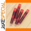 Red Fountain Pen Ink Refills Set for 3.4mm Pens