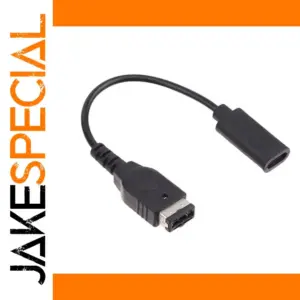 Black USB-C Charging Cable for GBA SP