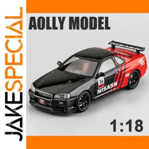 1:18 Scale Nissan GT-R R34 Diecast Model