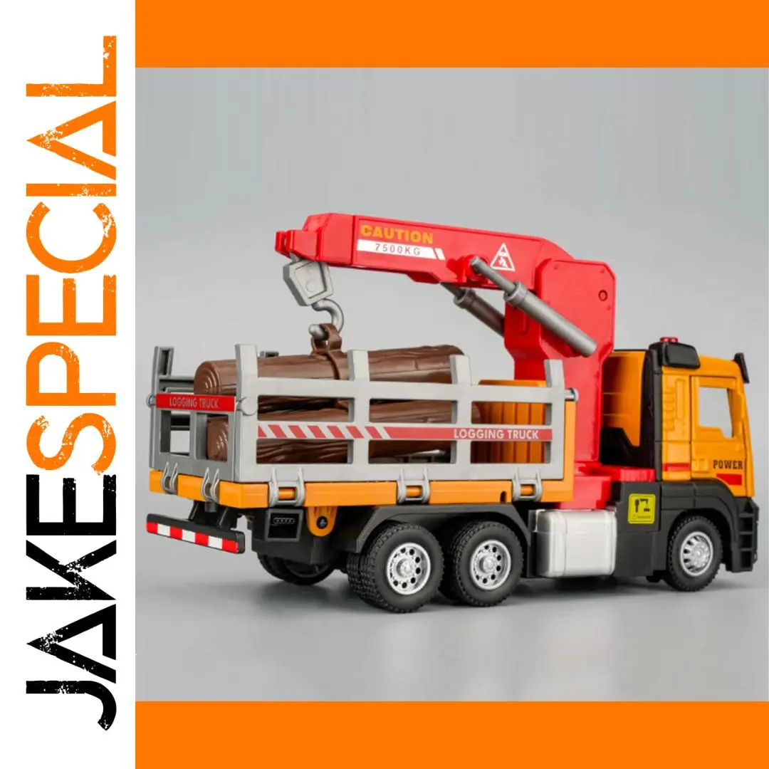 1:32 Alloy Logging Crane Toy for Collectors 1 1:32 Alloy Logging Crane Toy for Collectors