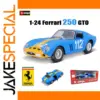 Blue Ferrari 250 GTO Diecast Model 1:24 Scale