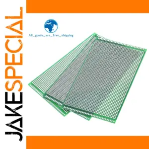 Set of 1-3 Green Prototype Circuit Boards 9x15cm