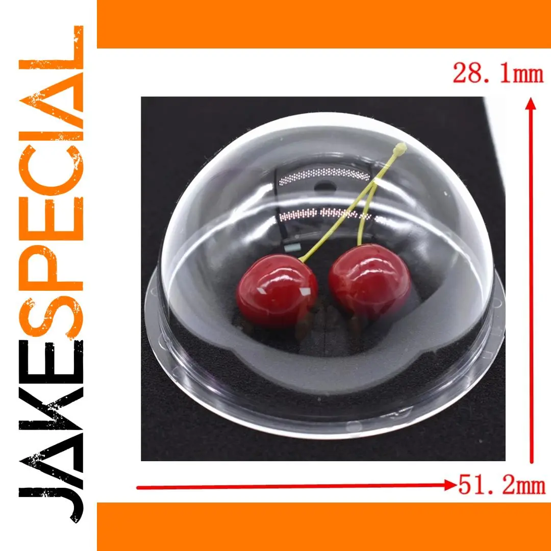 Clear CCTV Dome Cover for 2-Inch Cameras 1 Clear CCTV Dome Cover for 2-Inch Cameras