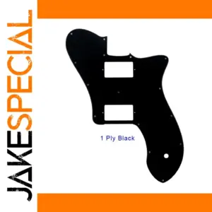 Black Pickguard for US Tele Deluxe Reissue
