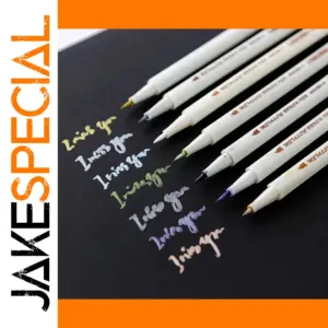 Set of 10 Vibrant Art Markers with 1.5mm Tips