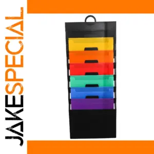 Vibrant Rainbow Office Organizer with Expandable Pockets