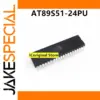 Set of 10 Original AT89S51-24PU Microcontrollers