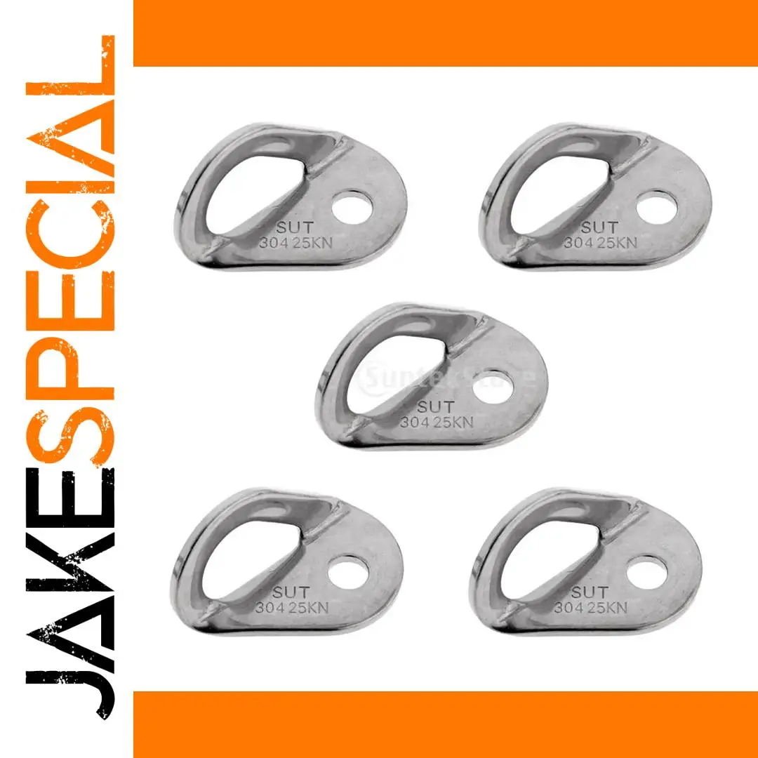 Stainless Steel Climbing Anchor Bolt Hangers Set 1 Stainless Steel Climbing Anchor Bolt Hangers Set