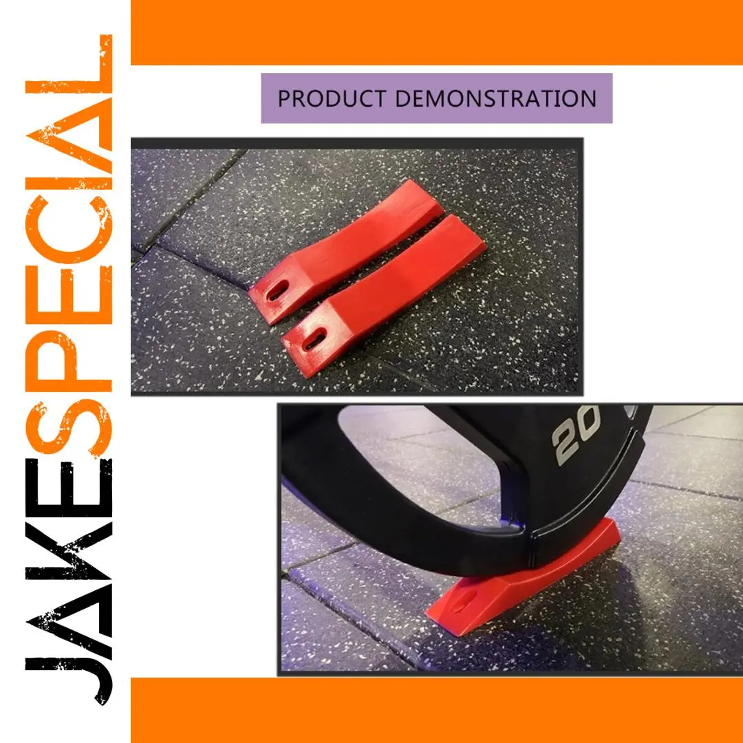 Red Silicone Deadlift Support Wedge for Stability 1 Red Silicone Deadlift Support Wedge for Stability