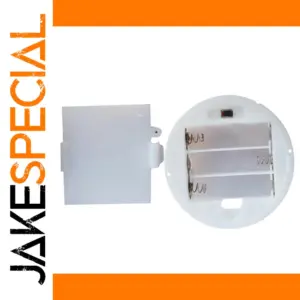 Round Battery Storage Case Set for AA and 4.5V Batteries