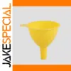 Yellow Plastic Laboratory Funnel 60mm Model LD2421