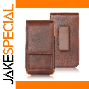 Classic Brown Leather Phone Case for Men