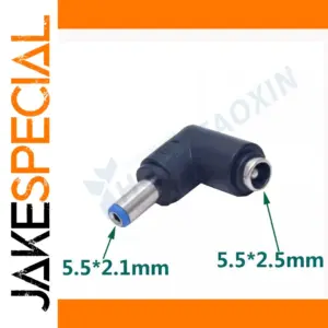 90-Degree DC Power Connector Adapter for HP/Compaq