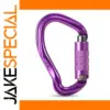 Vibrant Purple Aviation Aluminum Carabiner