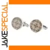 Retro Star Pattern Cufflinks for Men