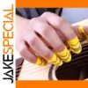 Bright Yellow Plastic Guitar Finger Pick for Strings