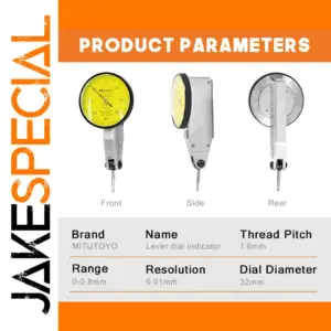 Mitutoyo Dial Indicator Model 513-404 0-0.8mm