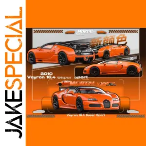 1:64 Bugatti Veyron Alloy Model Set
