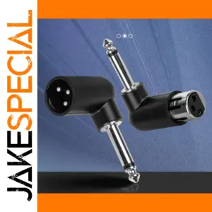 XLR to 1/4" Audio Adapter Set for Professional Use