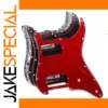Red Tortoise Stratocaster Pickguard for Guitars