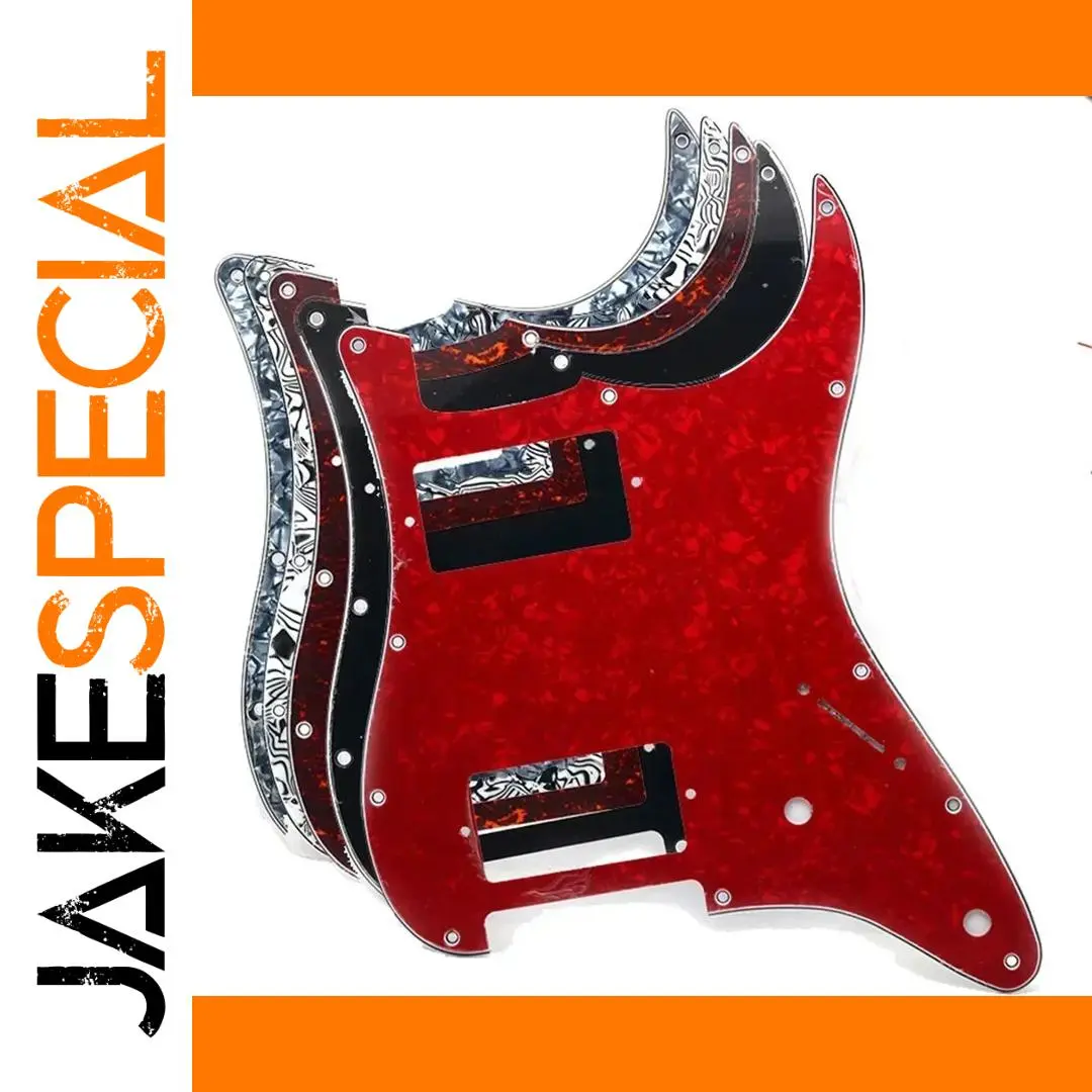 Red Tortoise Stratocaster Pickguard for Guitars 1 Red Tortoise Stratocaster Pickguard for Guitars
