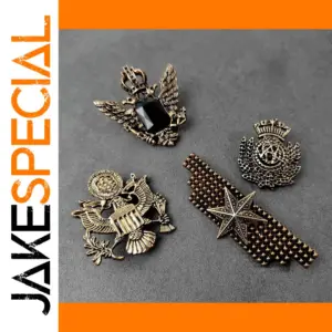 Vintage Regal Eagle Badge Pin in Four Sizes