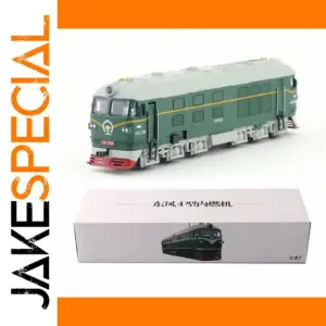 Green Alloy Pull-Back Train Model 1:87 Scale