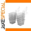Set of 8 Mini Stainless Steel Fry Baskets