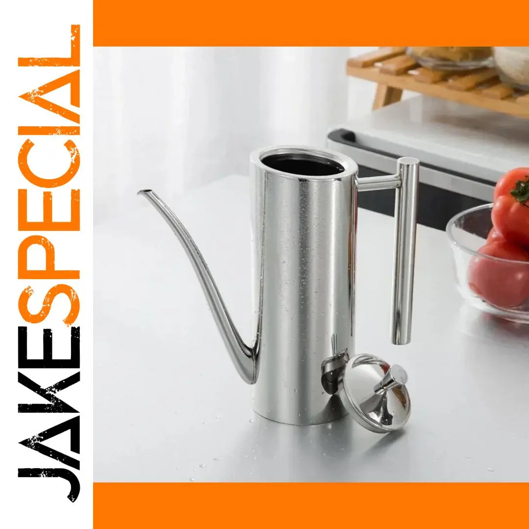 Stainless Steel Oil Dispenser Pot 500ml/700ml 1 Stainless Steel Oil Dispenser Pot 500ml/700ml