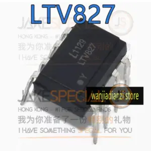 Set of 5 Original LTV827 DIP-8 Optocouplers