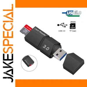 Black USB 3.0 Micro SD Card Reader