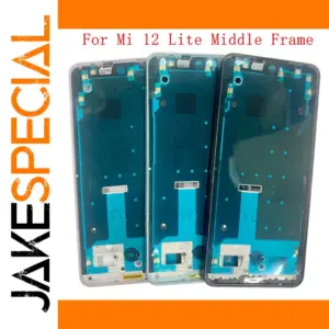 Xiaomi Mi 12 Lite Center Metal Frame in Black, Pink, Green