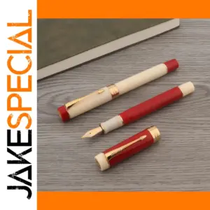 Luxury Acrylic Fountain Pen with Gold Accents