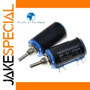 Precision Wirewound Potentiometer 100Ω-100KΩ (Set of 1/3)