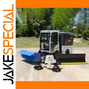 1:18 Scale Diecast Articulated Road Sweeper