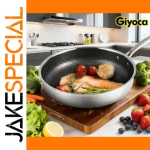 Giyoca 316 Stainless Steel Non-Stick Frying Pan 18-30cm