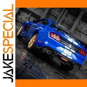 Vibrant Blue Ford Shelby GT500 Diecast Model